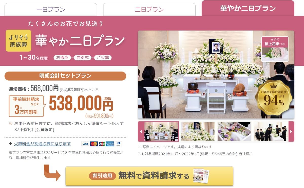 華やか二日プラン