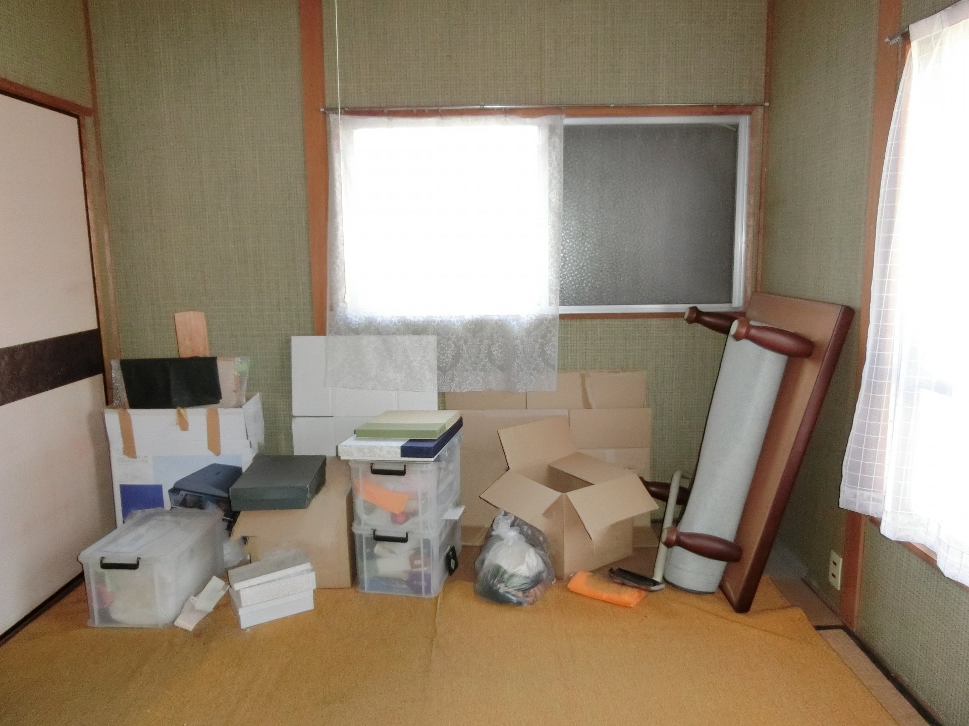 分別された遺品のイメージ図