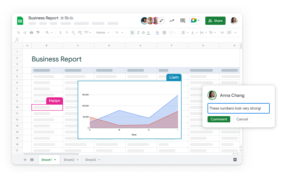 出典：Google Sheets: オンライン スプレッドシート エディタ | Google Workspace