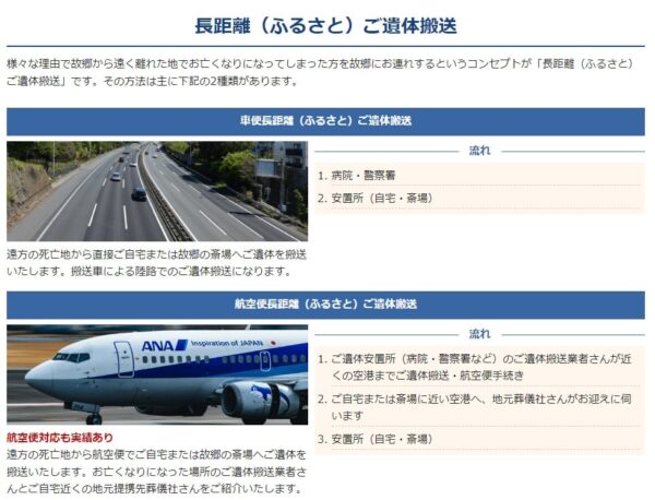 長距離搬送
