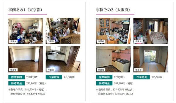 遺品整理具体例