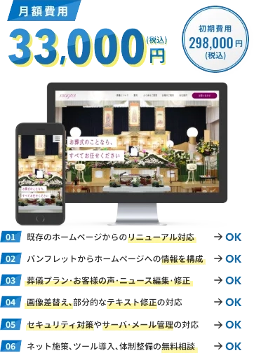 月額費用30,000円（税込）