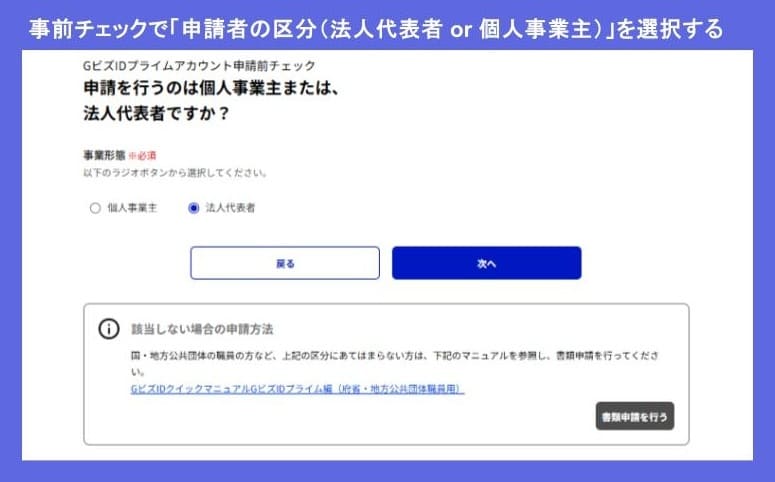 gBizIDプライムの取得④