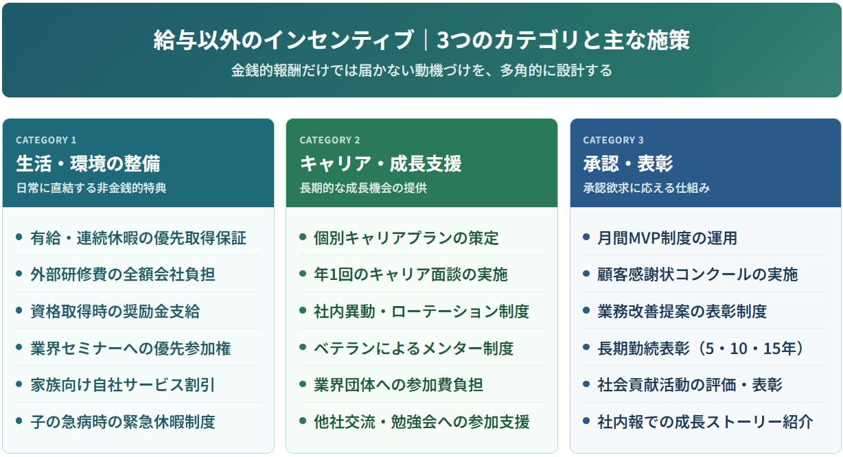 給与以外のインセンティブ